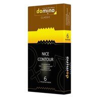 Рельефные презервативы Luxe DOMINO CLASSIC "NICE CONTOUR", 6 шт