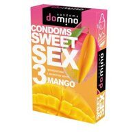 Презервативы со вкусом манго Domino Sweet Sex Mango, 3 шт