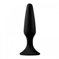 Качественная удобная игрушка для попы, черная, длина 11,4 см, диаметр 3,3 см.