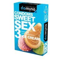 Презервативы Domino Sweet Sex Ice Cream со вкусом мороженного , 3 шт