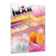 Презервативы с запахом абрикоса luxe конверт, сексреаниматор, 3 шт