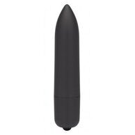 Черная вибропуля "X-Basic Bullet Long" для эрогенной стимуляции, 9 см