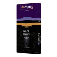 Разноцветные презервативы Luxe DOMINO CLASSIC "Colour Beauty", 6 шт