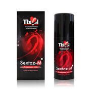 Возбуждающий крем на силиконовой основе "Sextaz-M" для мужчин, 20мл