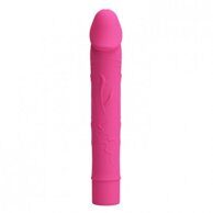 Розовый вибростимулятор "Vic" снимающий интимное напряжение, 15 см