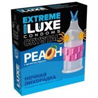 Презерватив Luxe Extreme Ночная Лихорадка с ароматом персика, 1 шт