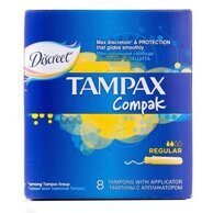 Компактные тампоны Tampax Compak Regular, 8 шт