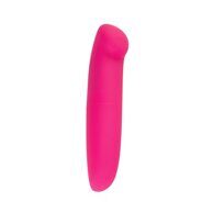 Практичный вибратор для интимной стимуляции, ABC-пластик, розовый, 12 см