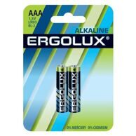 Алкалиновые батарейки "Ergolux" тип ААА, 2шт.
