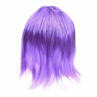 Фиолетовый парик каре для воплощения эротических фантазий