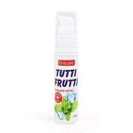 Интимный вкусовой гель для Tutti-Frutti со вкусом сладкая мята, 30 г